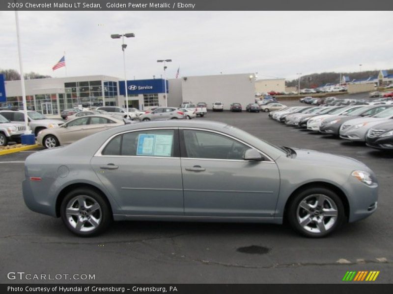 Golden Pewter Metallic / Ebony 2009 Chevrolet Malibu LT Sedan