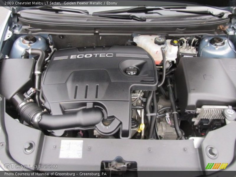 Golden Pewter Metallic / Ebony 2009 Chevrolet Malibu LT Sedan