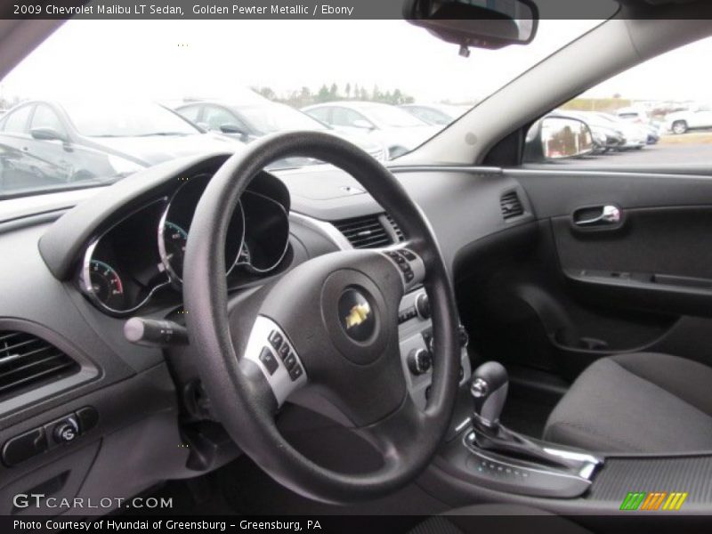 Golden Pewter Metallic / Ebony 2009 Chevrolet Malibu LT Sedan