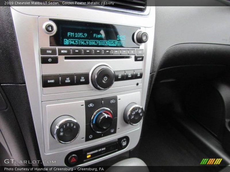 Golden Pewter Metallic / Ebony 2009 Chevrolet Malibu LT Sedan