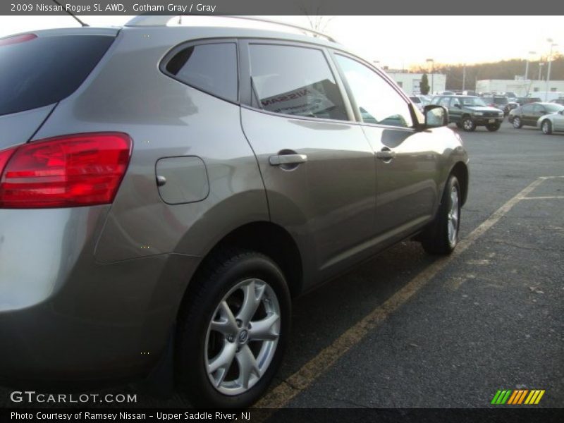 Gotham Gray / Gray 2009 Nissan Rogue SL AWD