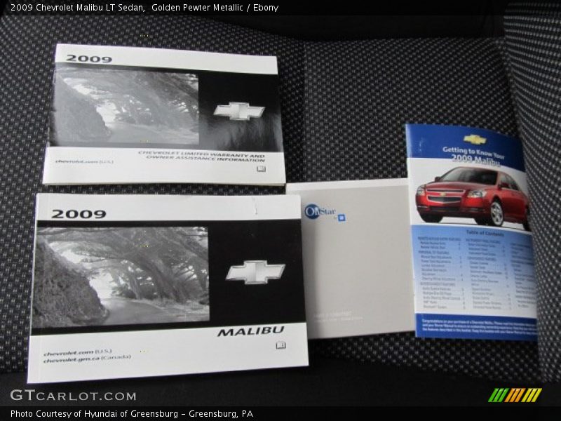 Golden Pewter Metallic / Ebony 2009 Chevrolet Malibu LT Sedan
