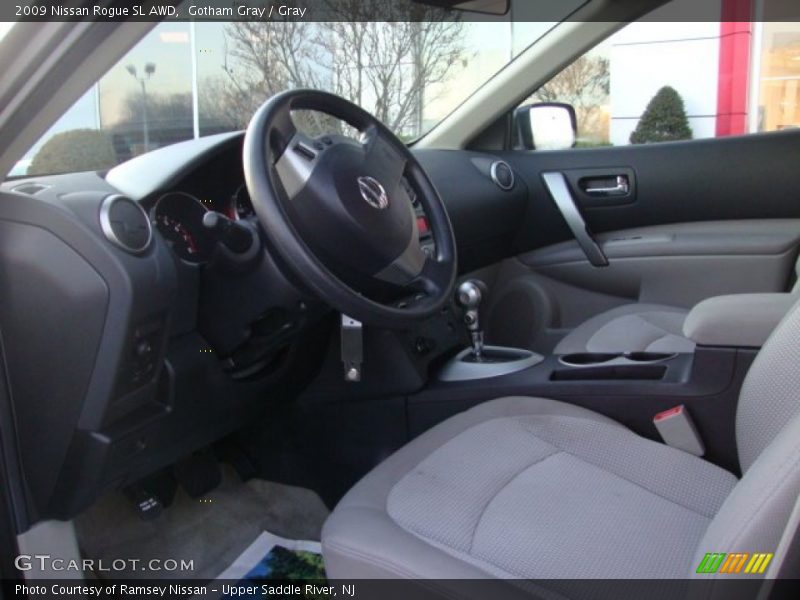 Gotham Gray / Gray 2009 Nissan Rogue SL AWD