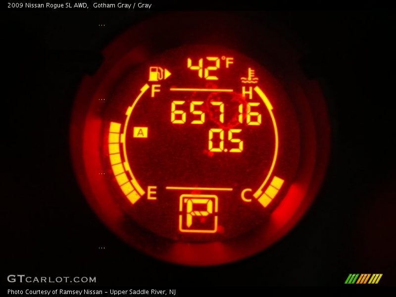 Gotham Gray / Gray 2009 Nissan Rogue SL AWD