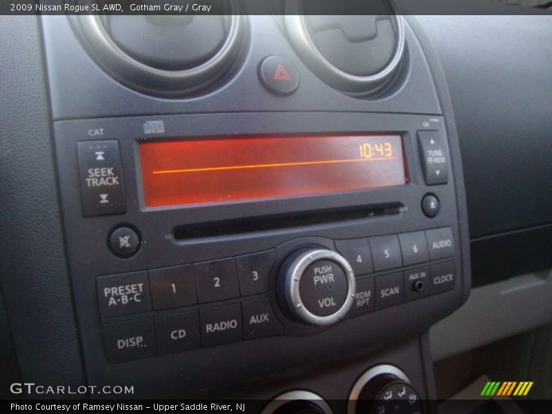 Gotham Gray / Gray 2009 Nissan Rogue SL AWD