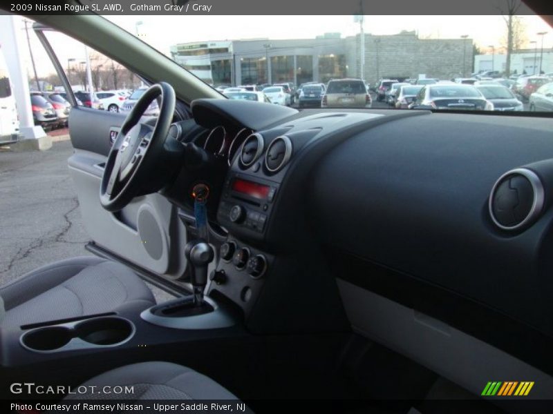 Gotham Gray / Gray 2009 Nissan Rogue SL AWD