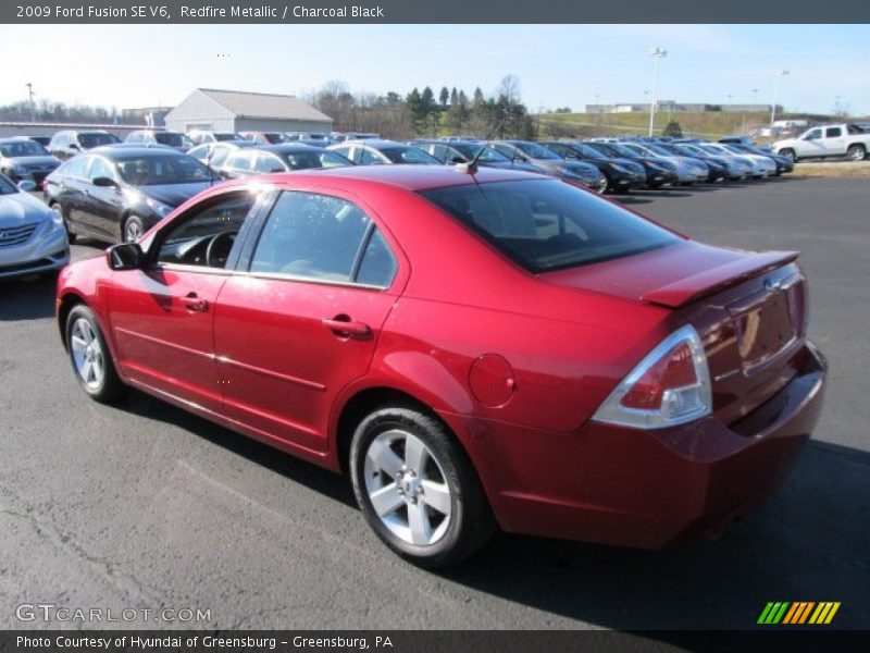 Redfire Metallic / Charcoal Black 2009 Ford Fusion SE V6