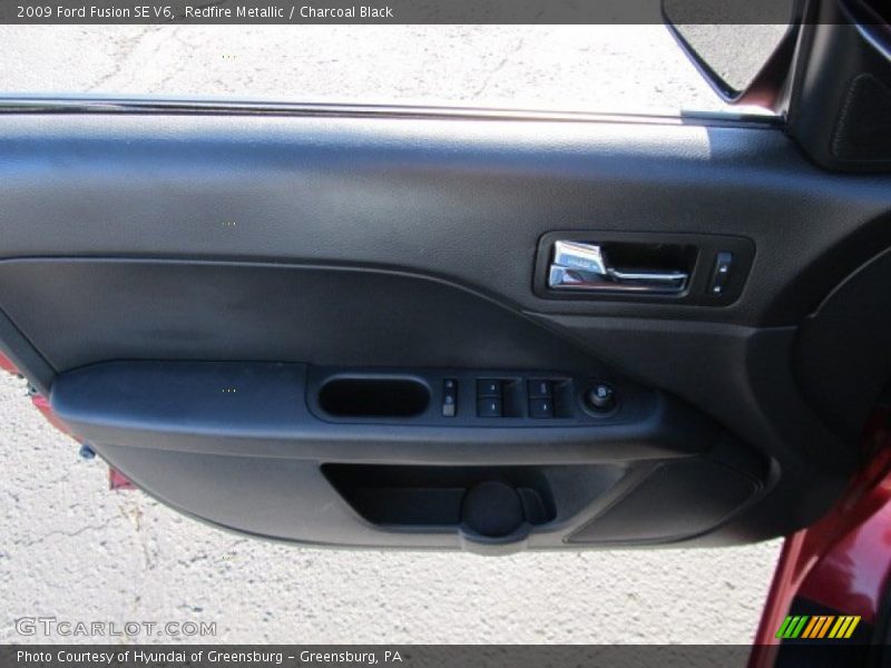Redfire Metallic / Charcoal Black 2009 Ford Fusion SE V6