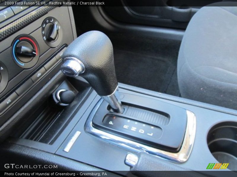 Redfire Metallic / Charcoal Black 2009 Ford Fusion SE V6