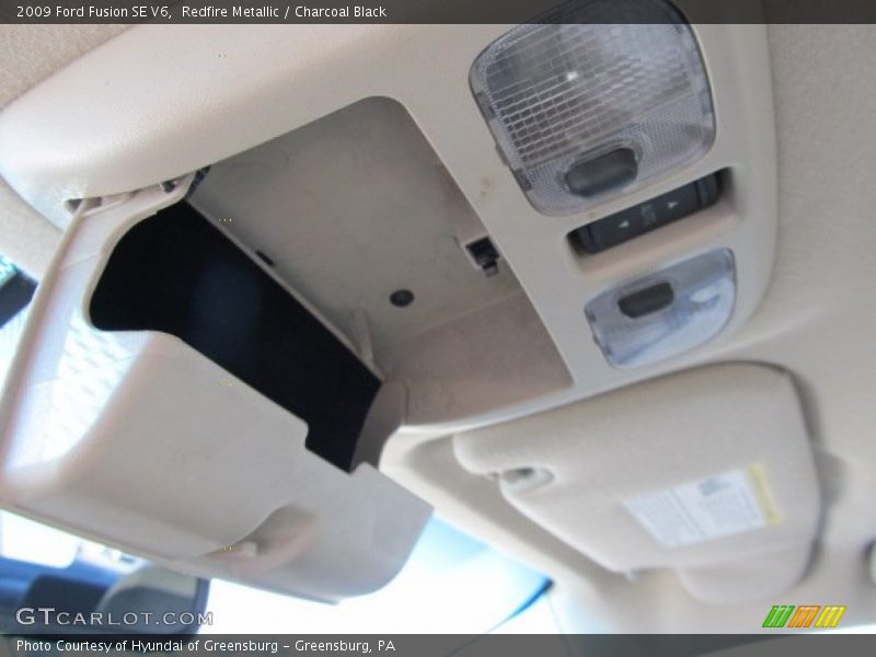 Redfire Metallic / Charcoal Black 2009 Ford Fusion SE V6