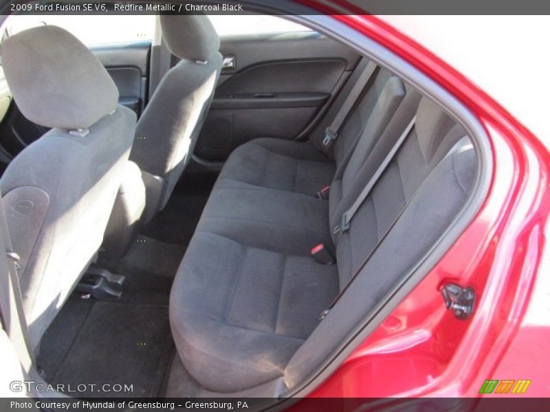 Redfire Metallic / Charcoal Black 2009 Ford Fusion SE V6