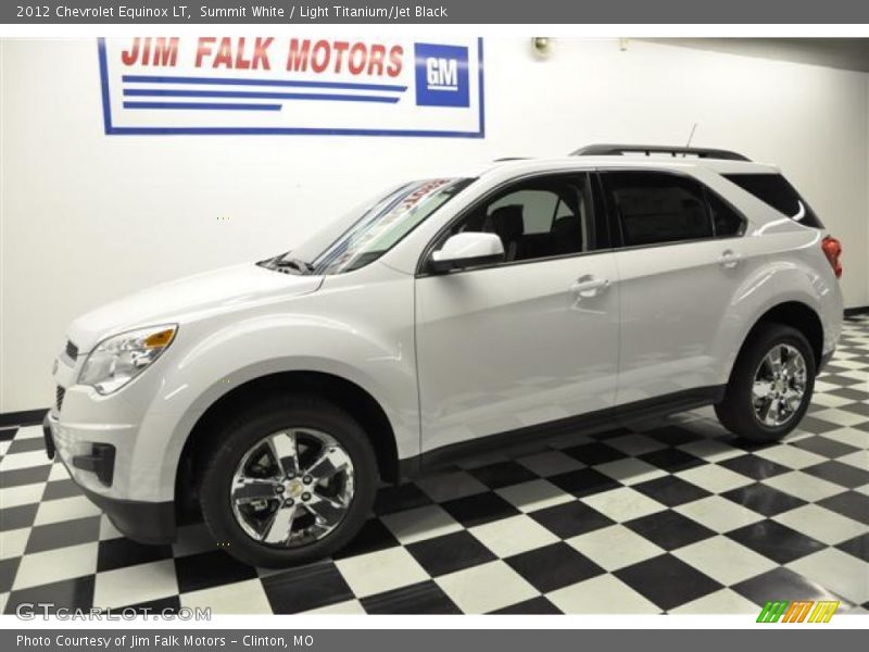 Summit White / Light Titanium/Jet Black 2012 Chevrolet Equinox LT