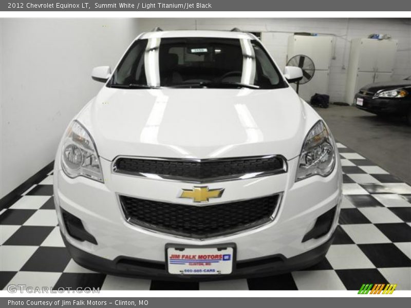 Summit White / Light Titanium/Jet Black 2012 Chevrolet Equinox LT