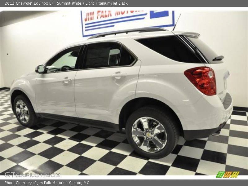 Summit White / Light Titanium/Jet Black 2012 Chevrolet Equinox LT