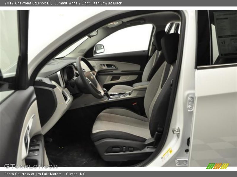  2012 Equinox LT Light Titanium/Jet Black Interior