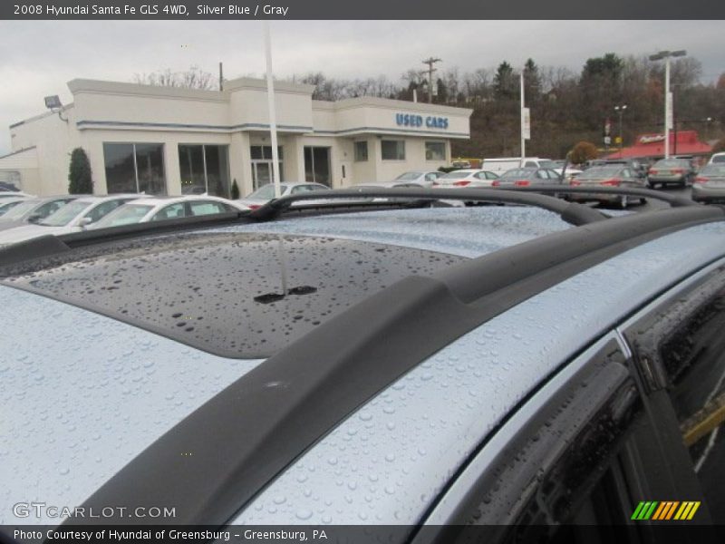 Silver Blue / Gray 2008 Hyundai Santa Fe GLS 4WD