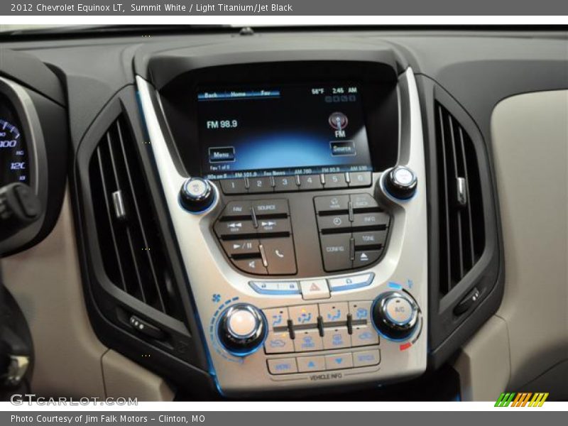 Summit White / Light Titanium/Jet Black 2012 Chevrolet Equinox LT