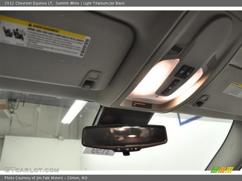 Summit White / Light Titanium/Jet Black 2012 Chevrolet Equinox LT