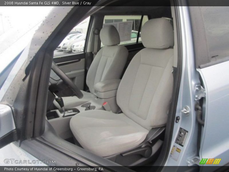 Silver Blue / Gray 2008 Hyundai Santa Fe GLS 4WD