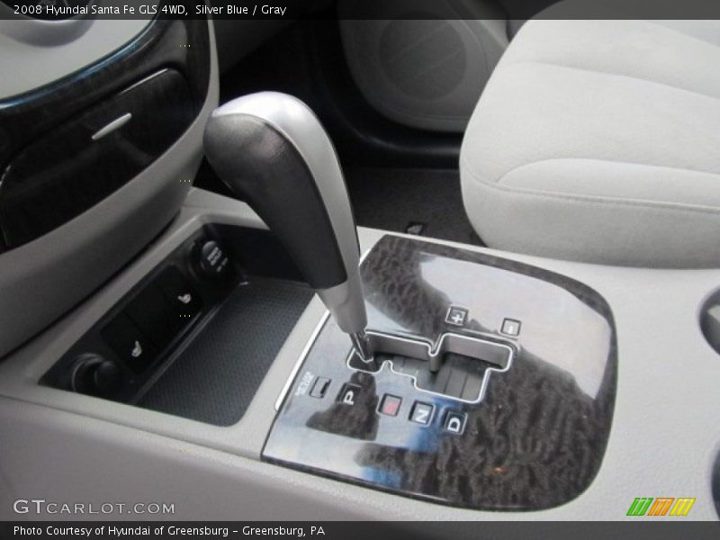 Silver Blue / Gray 2008 Hyundai Santa Fe GLS 4WD
