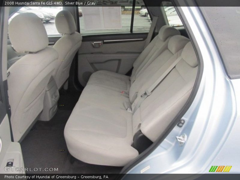 Silver Blue / Gray 2008 Hyundai Santa Fe GLS 4WD
