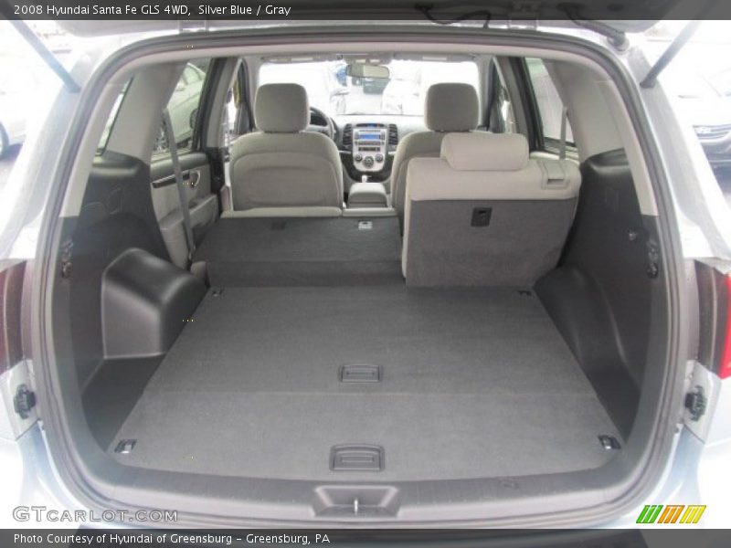 Silver Blue / Gray 2008 Hyundai Santa Fe GLS 4WD
