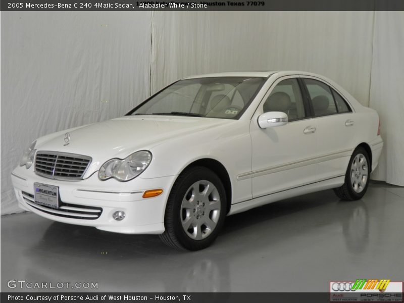 Alabaster White / Stone 2005 Mercedes-Benz C 240 4Matic Sedan
