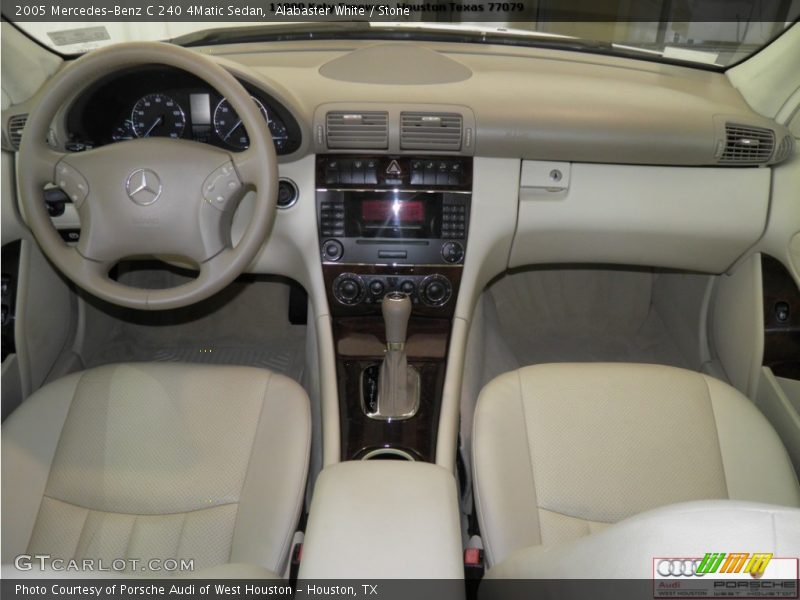 Alabaster White / Stone 2005 Mercedes-Benz C 240 4Matic Sedan