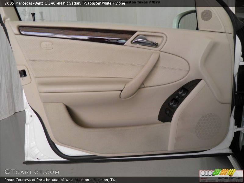 Alabaster White / Stone 2005 Mercedes-Benz C 240 4Matic Sedan