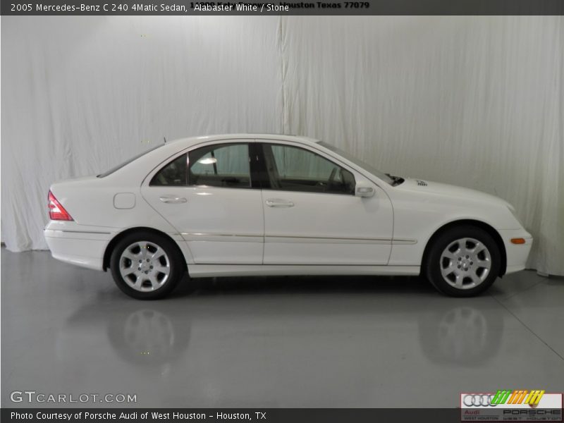 Alabaster White / Stone 2005 Mercedes-Benz C 240 4Matic Sedan