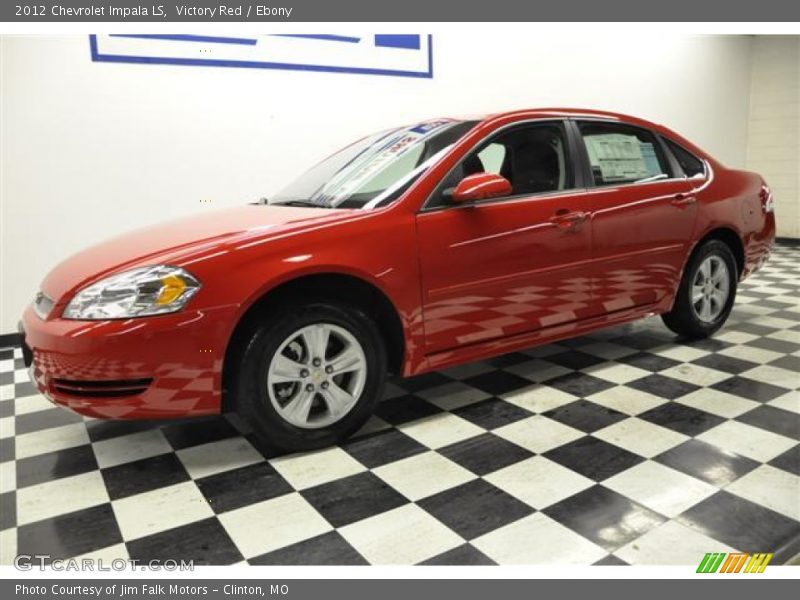 Victory Red / Ebony 2012 Chevrolet Impala LS
