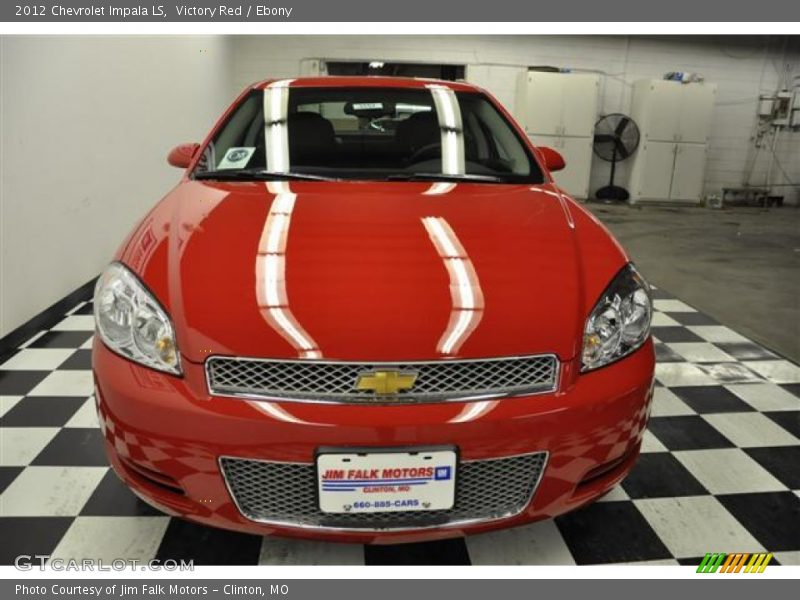 Victory Red / Ebony 2012 Chevrolet Impala LS