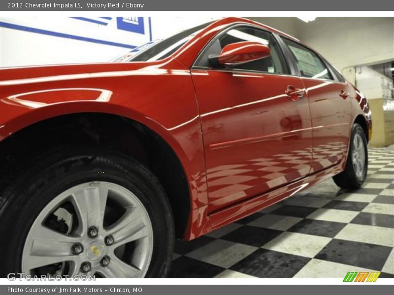 Victory Red / Ebony 2012 Chevrolet Impala LS