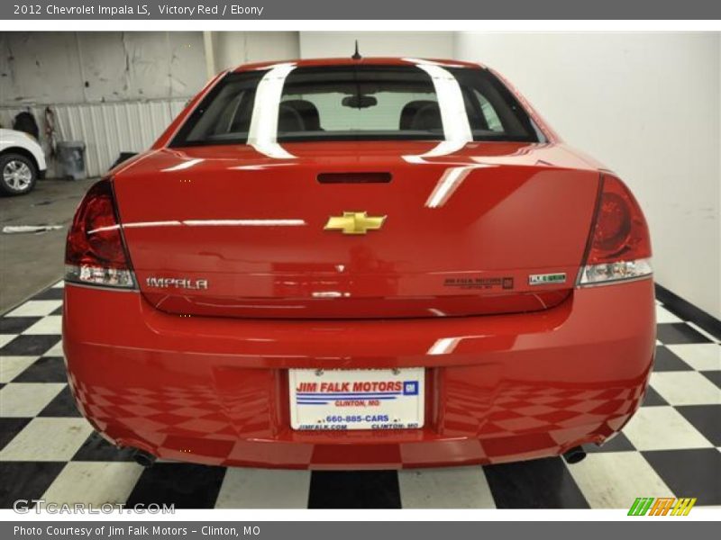 Victory Red / Ebony 2012 Chevrolet Impala LS