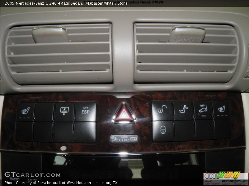 Alabaster White / Stone 2005 Mercedes-Benz C 240 4Matic Sedan