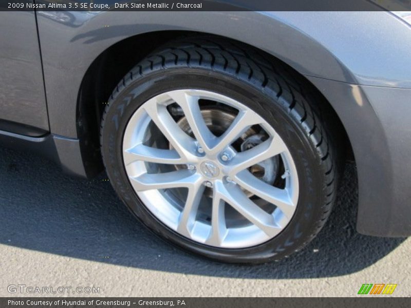 Dark Slate Metallic / Charcoal 2009 Nissan Altima 3.5 SE Coupe
