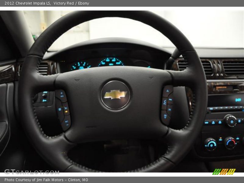 Victory Red / Ebony 2012 Chevrolet Impala LS