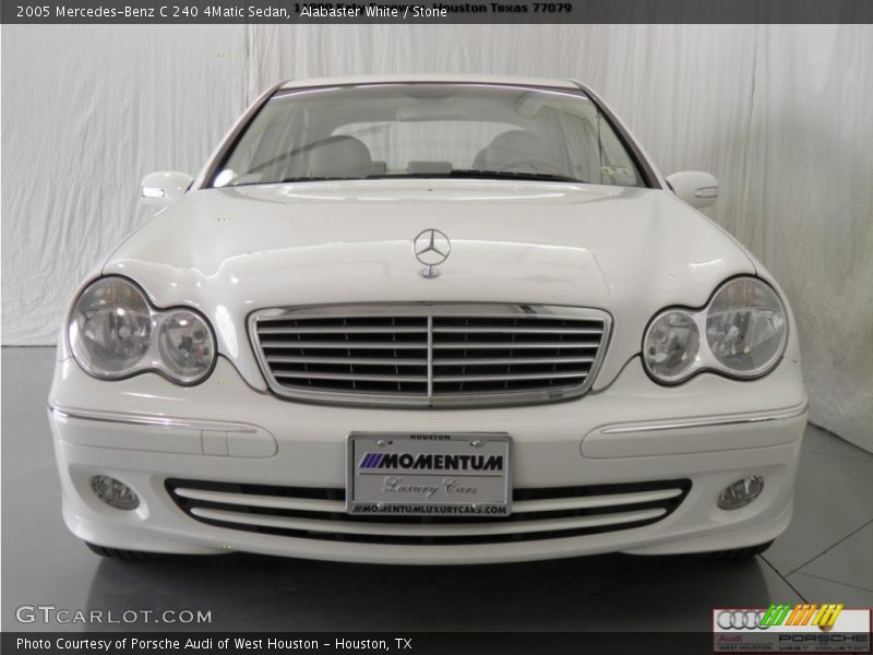 Alabaster White / Stone 2005 Mercedes-Benz C 240 4Matic Sedan