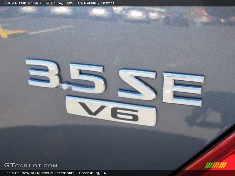 Dark Slate Metallic / Charcoal 2009 Nissan Altima 3.5 SE Coupe