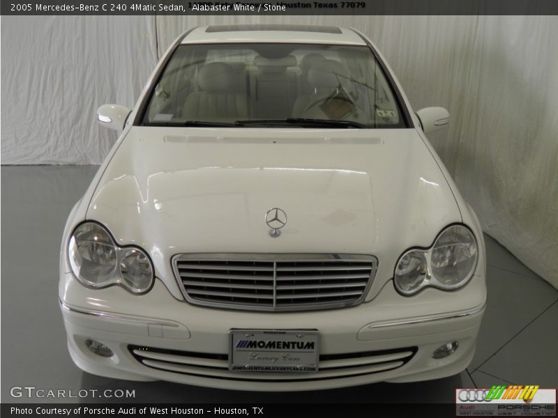 Alabaster White / Stone 2005 Mercedes-Benz C 240 4Matic Sedan