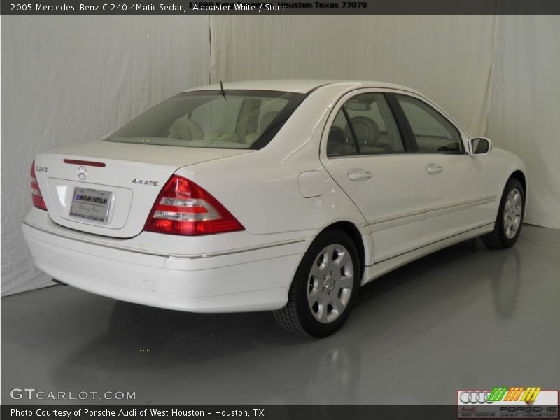 Alabaster White / Stone 2005 Mercedes-Benz C 240 4Matic Sedan