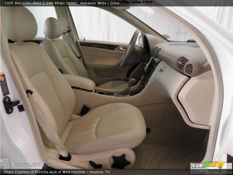 Alabaster White / Stone 2005 Mercedes-Benz C 240 4Matic Sedan