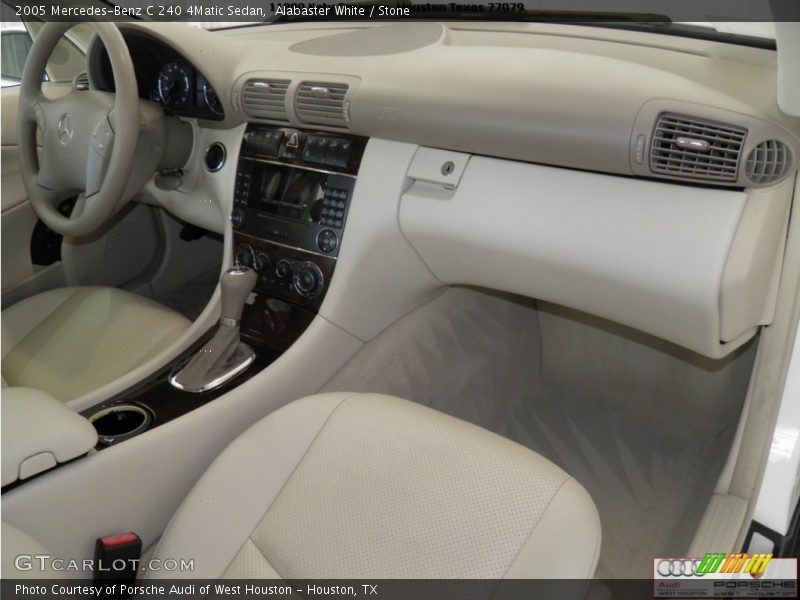 Alabaster White / Stone 2005 Mercedes-Benz C 240 4Matic Sedan