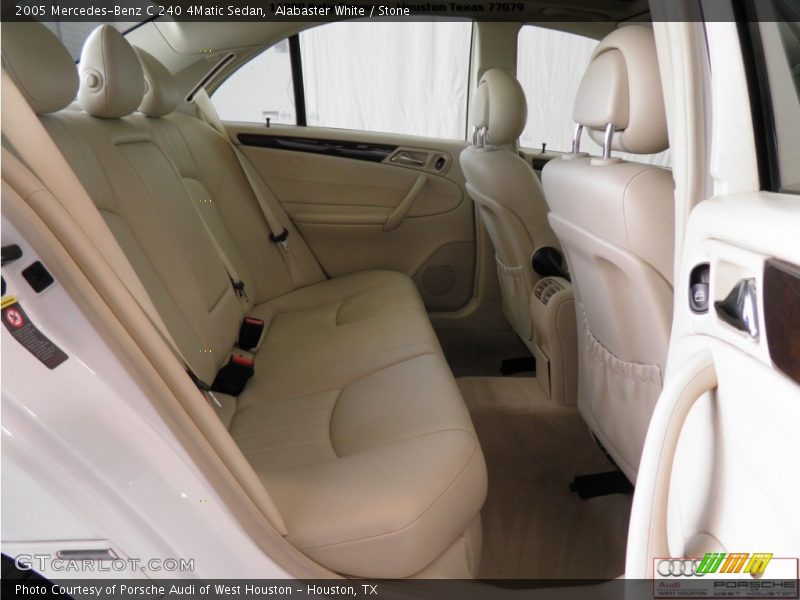 Alabaster White / Stone 2005 Mercedes-Benz C 240 4Matic Sedan