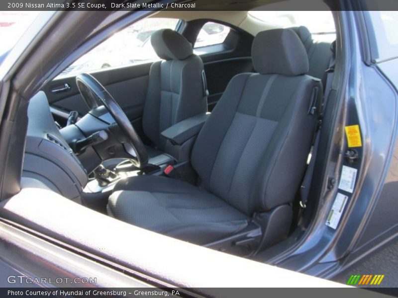  2009 Altima 3.5 SE Coupe Charcoal Interior