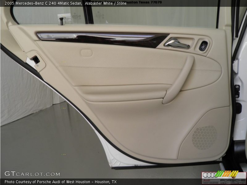 Alabaster White / Stone 2005 Mercedes-Benz C 240 4Matic Sedan