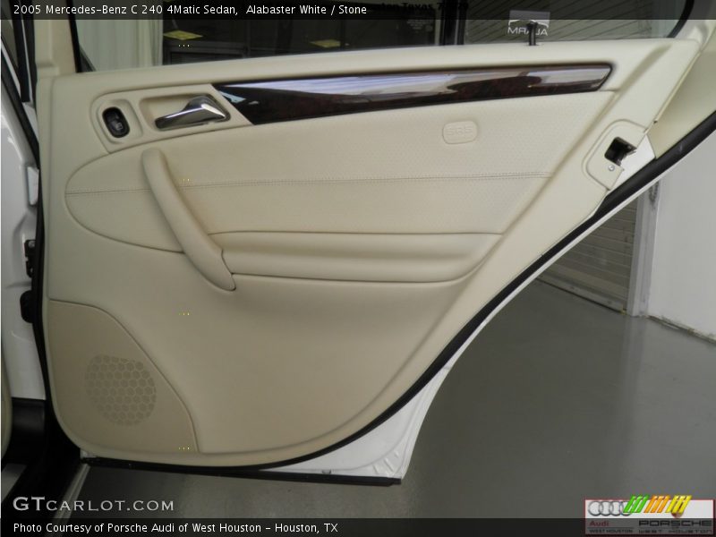 Alabaster White / Stone 2005 Mercedes-Benz C 240 4Matic Sedan