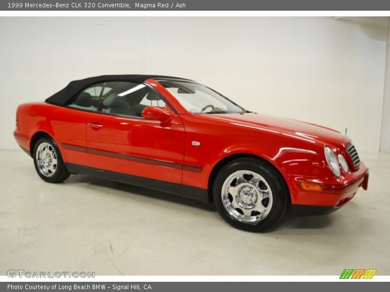 Magma Red / Ash 1999 Mercedes-Benz CLK 320 Convertible