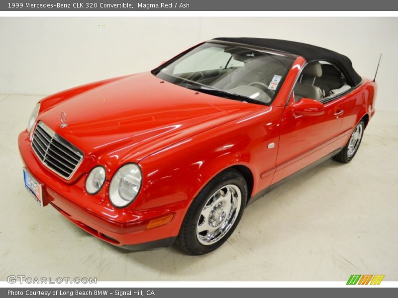 Magma Red / Ash 1999 Mercedes-Benz CLK 320 Convertible