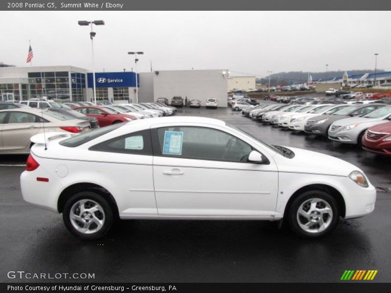 Summit White / Ebony 2008 Pontiac G5